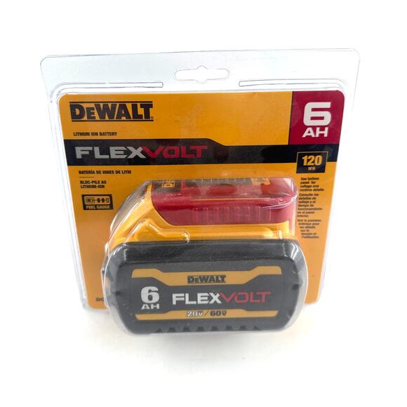 Dewalt DCB606 6AH 20V MAX /60V MAX Flex Volt Lithium Ion Battery - Picture 3 of 8